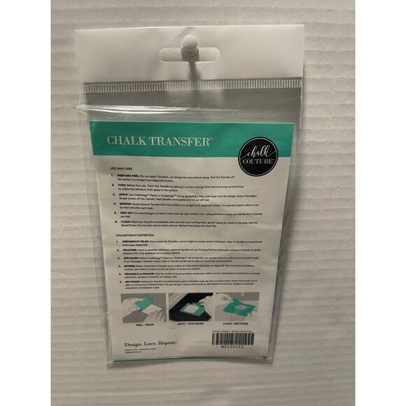 NWT Chalk Couture 5X7  Reusable Transfer " Trust The Timing Of Your Life…‎ - Picture 3 of 4